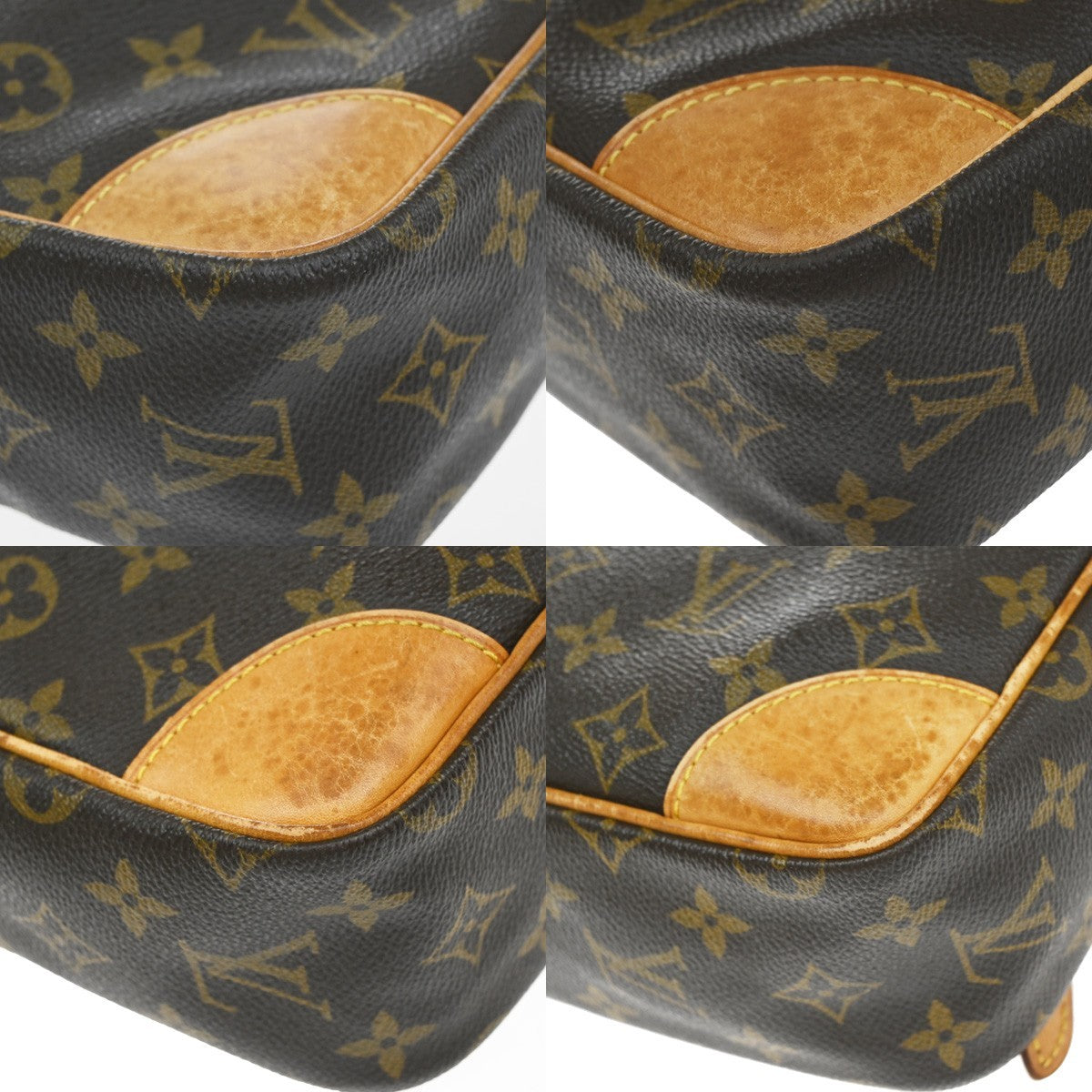 LOUIS VUITTON Trocadero 30 Shoulder Bag Monogram Leather Brown M51272 32YJ211
