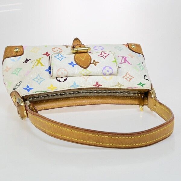 LOUIS VUITTON Eliza Shoulder Bag Monogram Multi Leather White M40098 96EB600