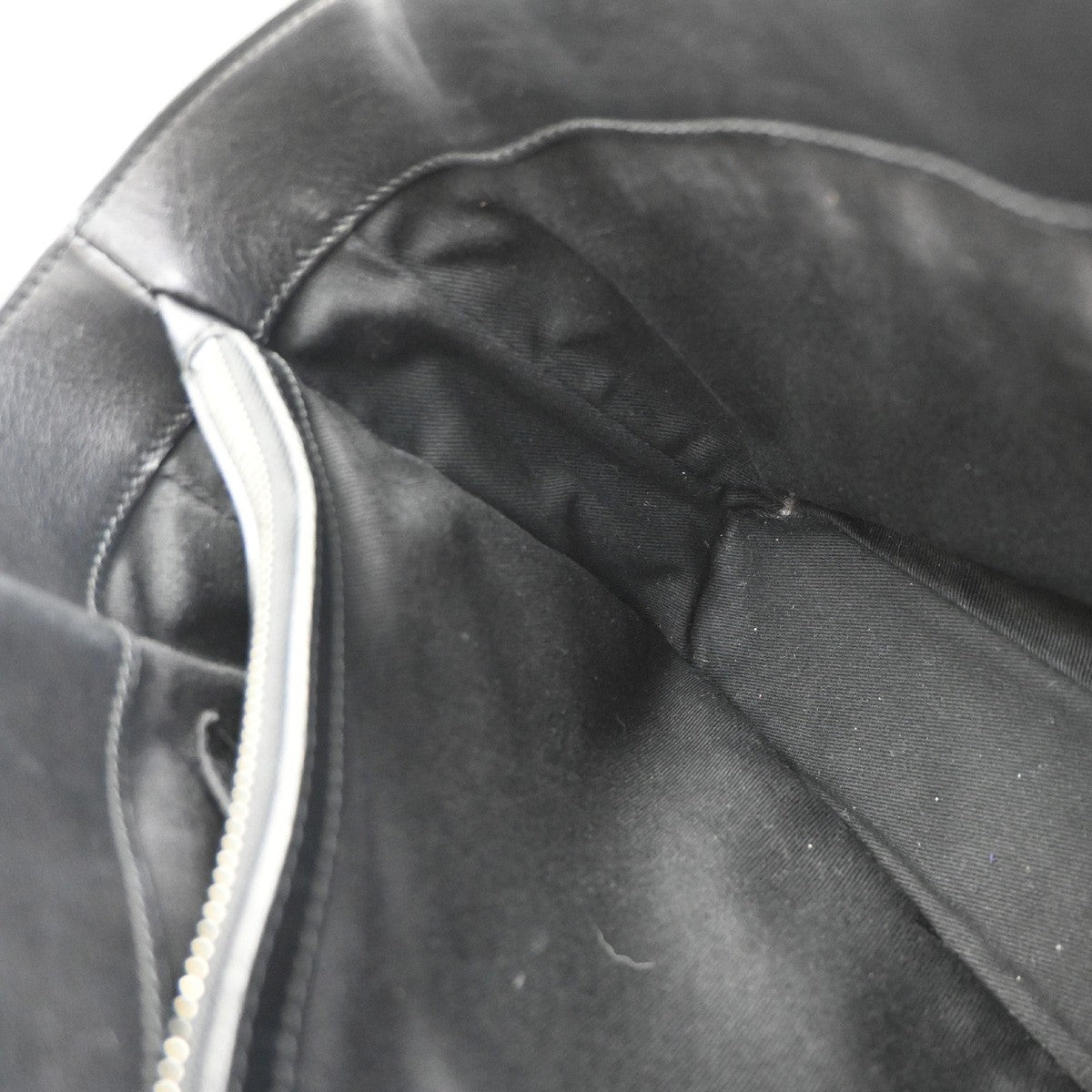 CELINE Logo Boogie Hand Bag Leather Black GHW Italy 80EG378