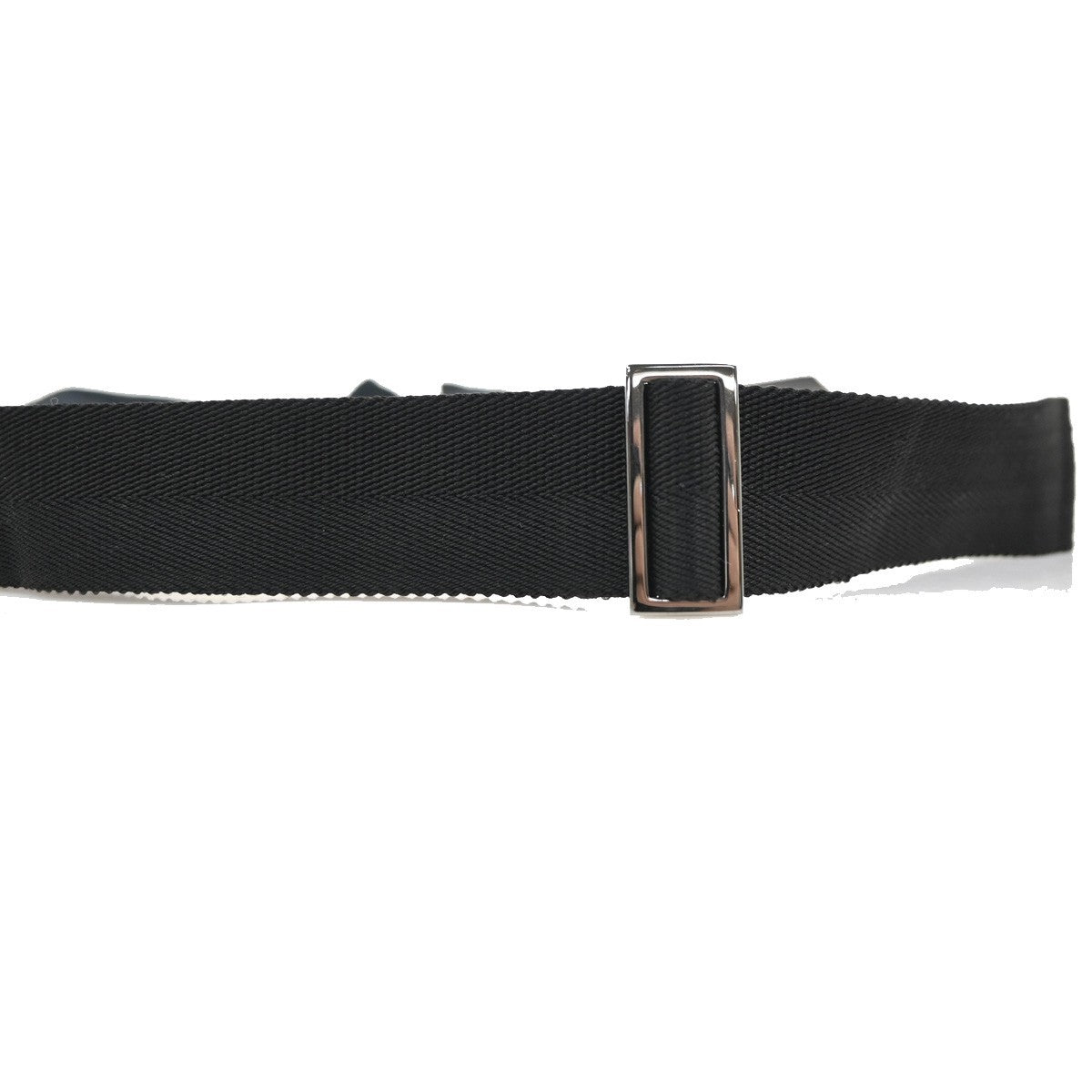 GUCCI Logo GG Pattern Mini Waist Belt Bag Canvas Leather Black SHW Italy 85ZA041