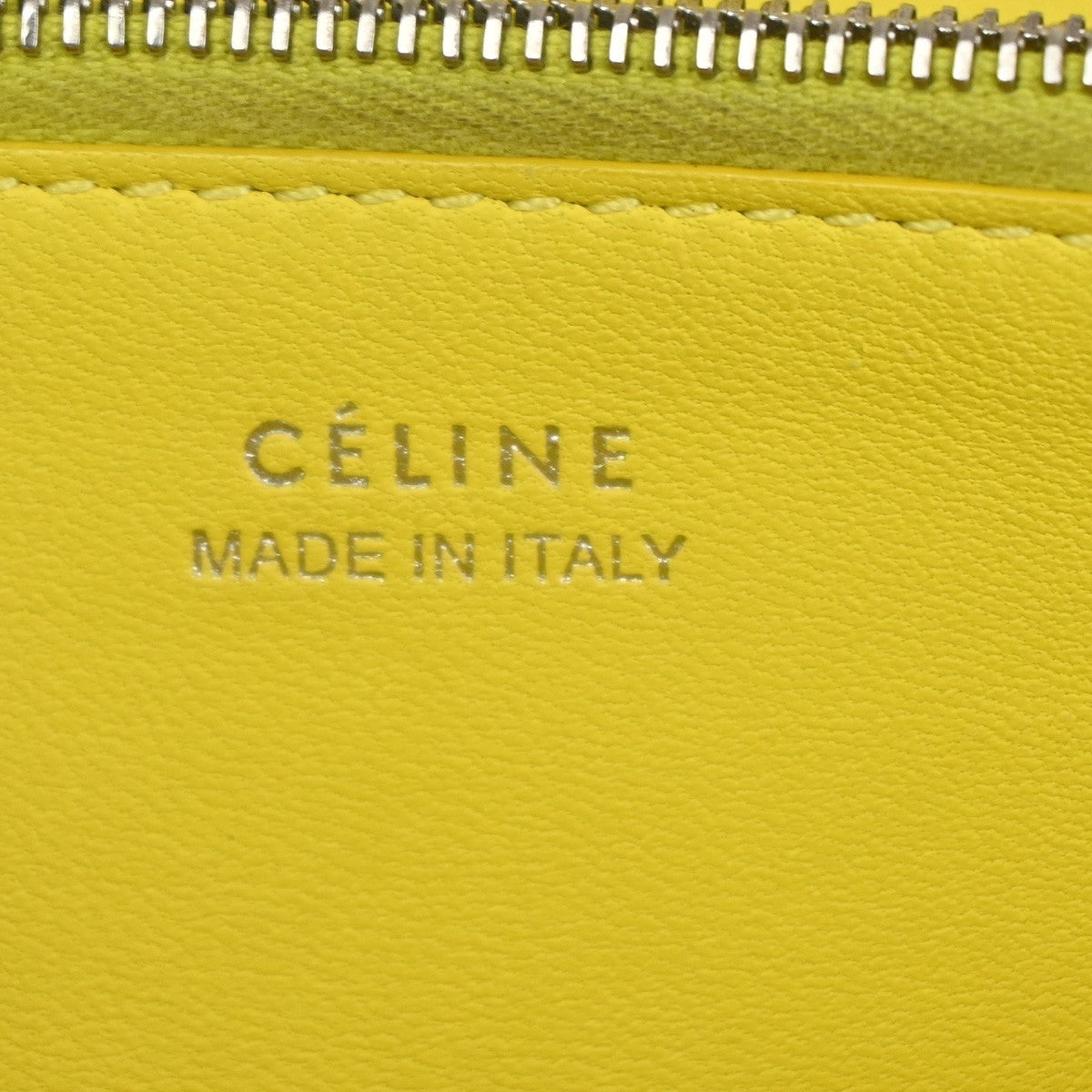 CELINE Logo Flap Multifunction Long Wallet Leather Brown SHW 04TA523