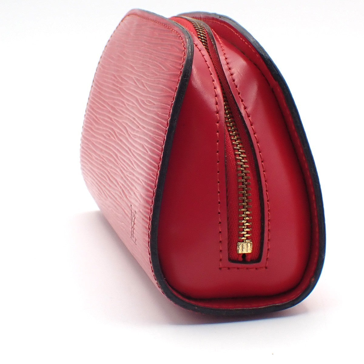 LOUIS VUITTON LV Logo Dauphine PM Pouch Bag Epi Leather Red M48447 05KC868
