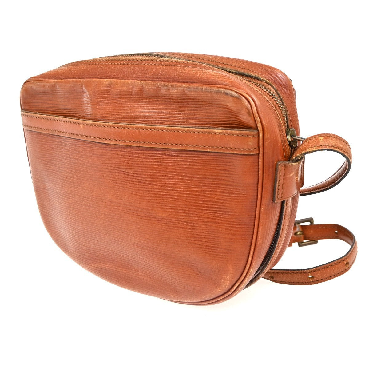 LOUIS VUITTON Jeune Fille Shoulder Bag Epi Leather Brown France M52153 65KC724