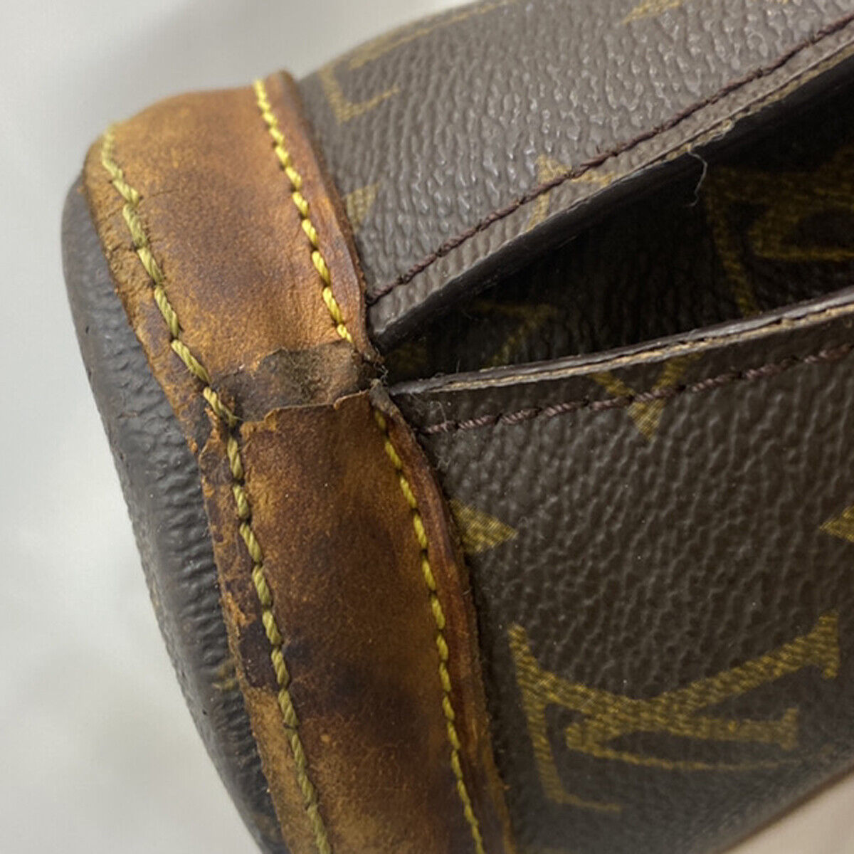 LOUIS VUITTON BABYLONE Shoulder Bag Monogram Leather Brown France M51102 61YG685