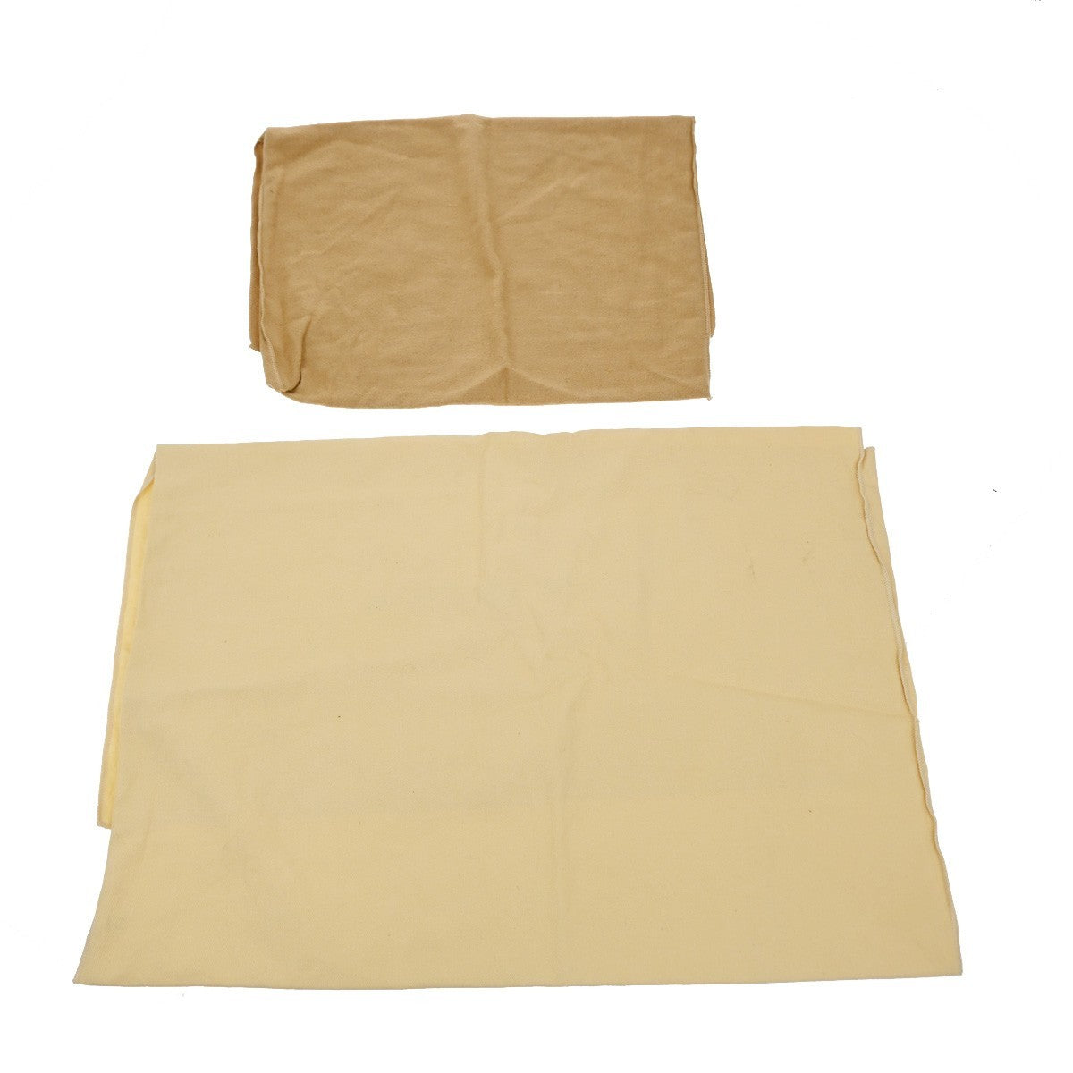 LOUIS VUITTON Logo 10 Set Dust Bag Drawstring Canvas Cotton Beige Brown 05KC822