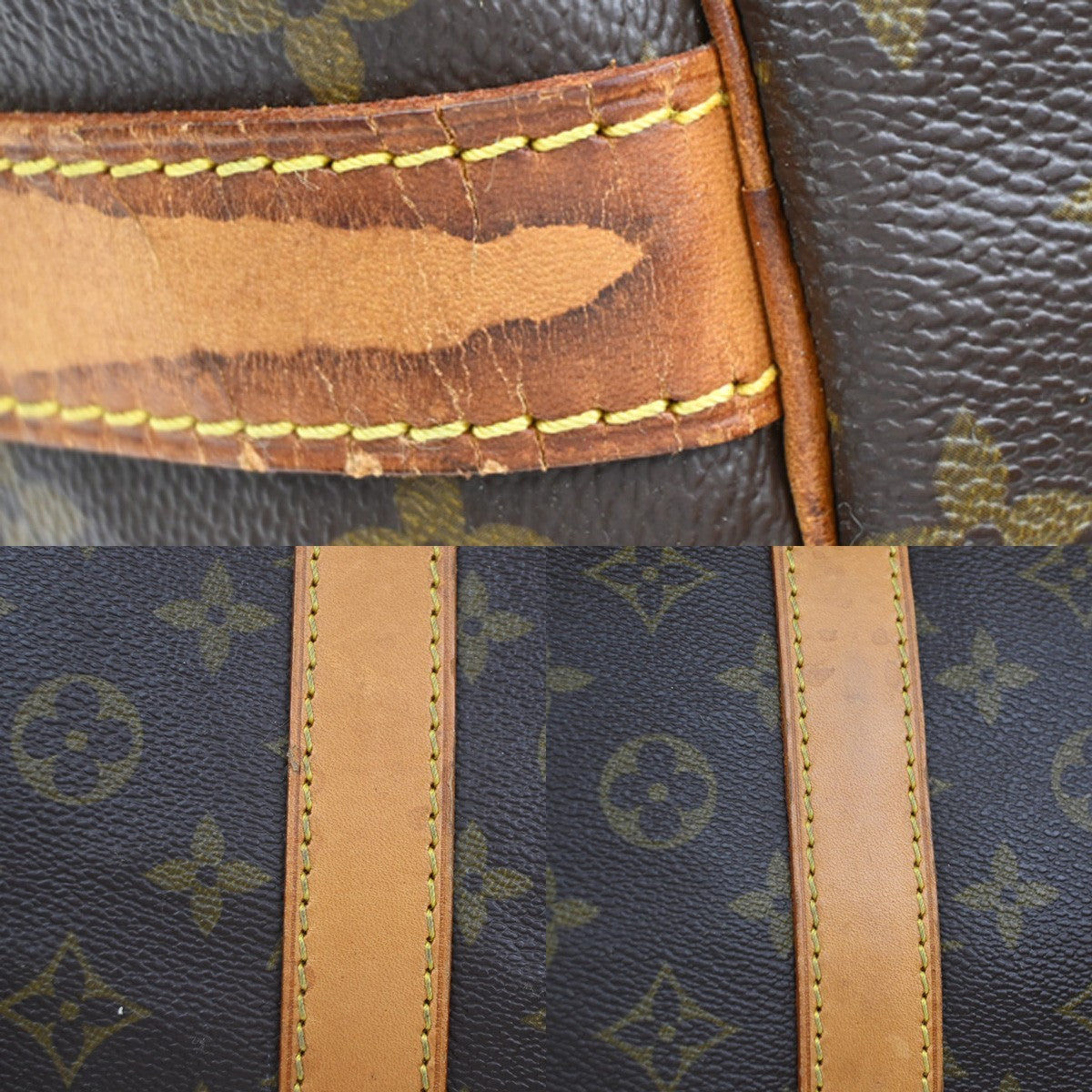 LOUIS VUITTON Keepall Bandouliere 60 2Way Hand Bag Monogram Brown M41412 10TA652