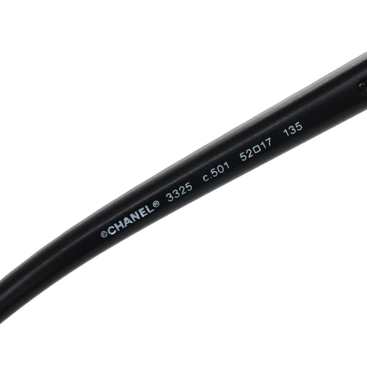CHANEL CC Logo Matelasse Glasses Eye Wear Plastic Plastic BK 3325 Italy 05RL098
