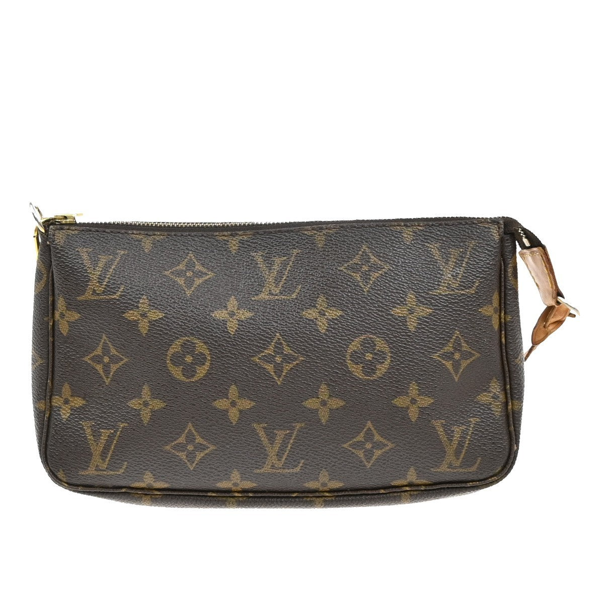 LOUIS VUITTON Pochette Accessoires Hand Bag Monogram Leather BN M51980 38EF857