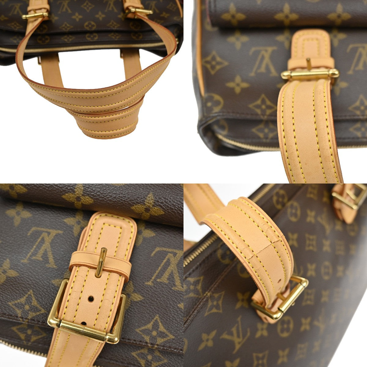 LOUIS VUITTON Multipli Cite Shoulder Bag Monogram Leather Brown M51162 52YH701