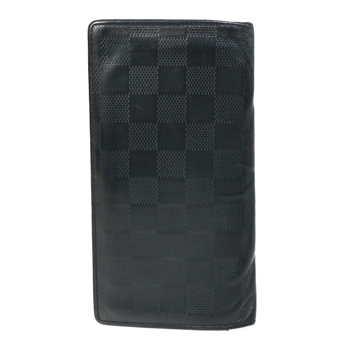 LOUIS VUITTON Brazza Long Bifold Wallet Damier Infini Leather BK N63010 02KA349