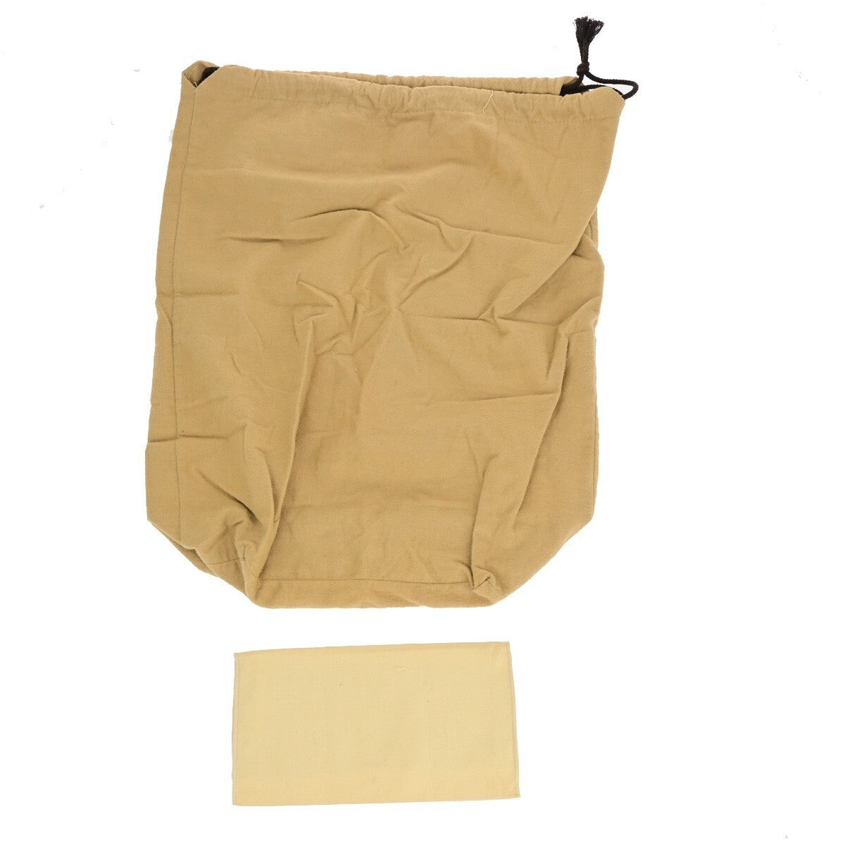 LOUIS VUITTON Logo 10 Set Dust Bag Drawstring Canvas Cotton Beige Brown 07KB119