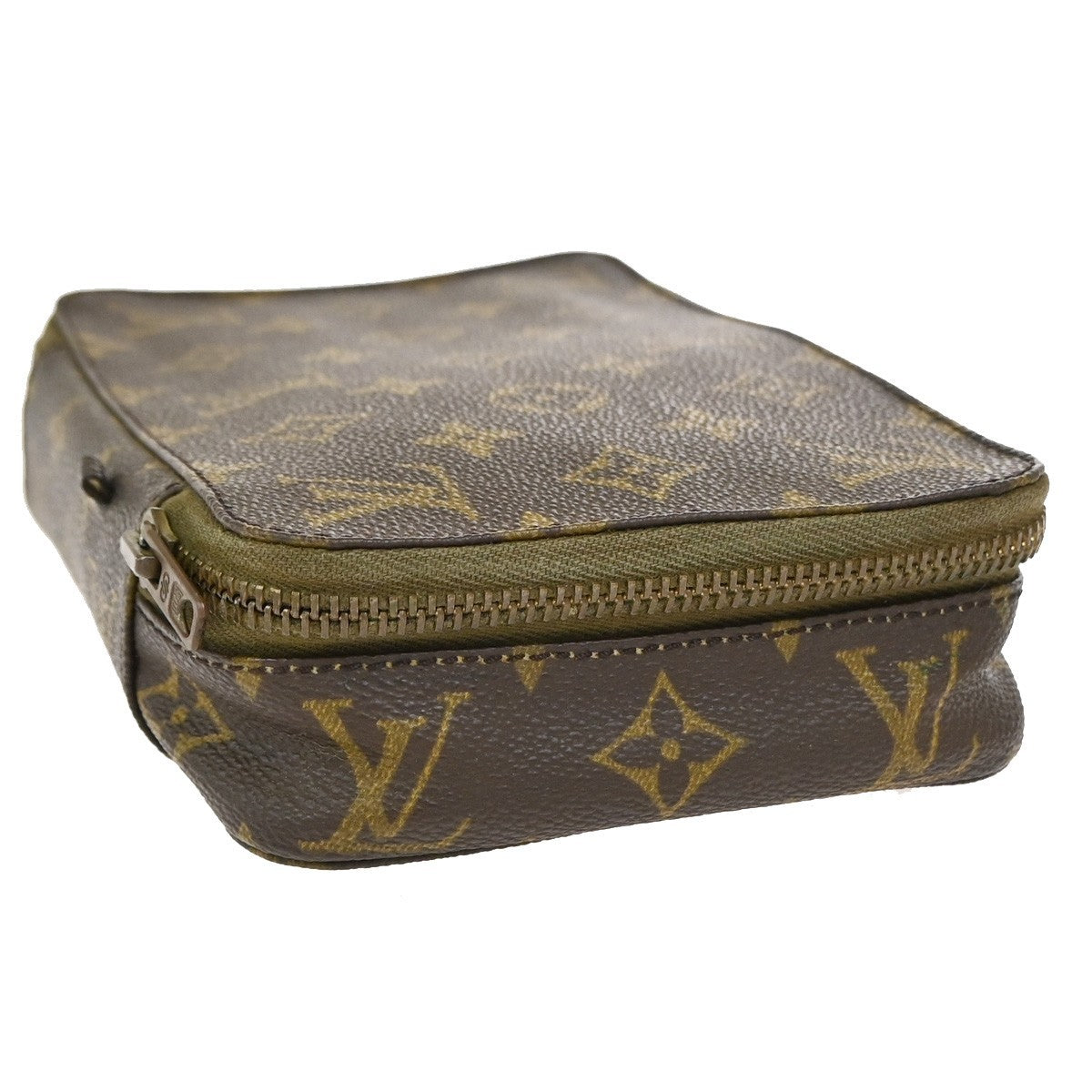 LOUIS VUITTON Poche Monte Carlo Jewelry Case Monogram Leather BN M47350 08YJ088