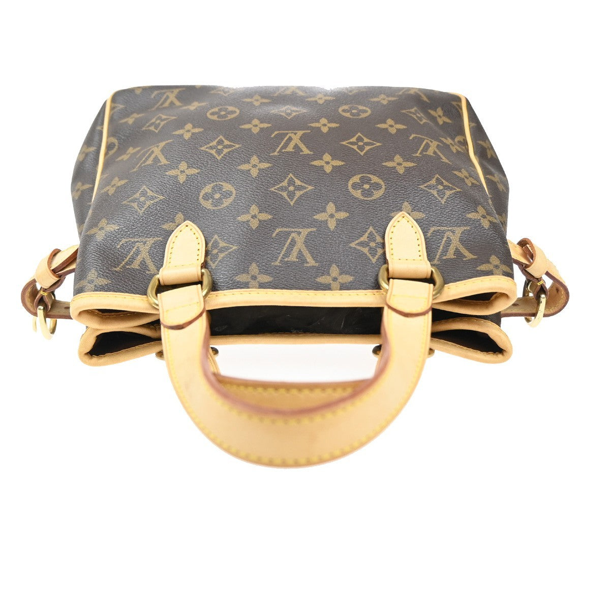 LOUIS VUITTON Batignolles Tote Hand Bag Monogram Leather Brown M51156 17TA054
