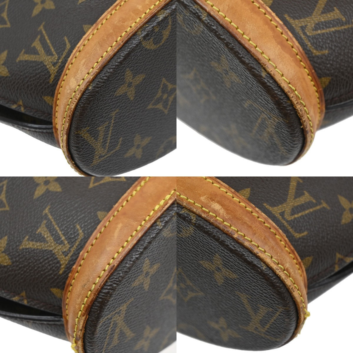 LOUIS VUITTON BABYLONE Shoulder Bag Monogram Leather Brown France M51102 35MA095