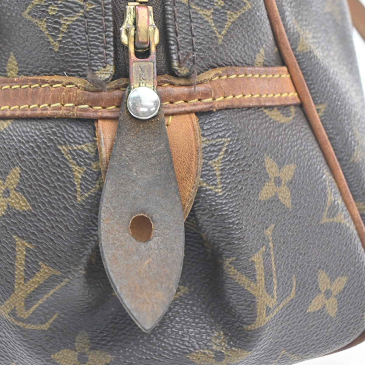 LOUIS VUITTON Montorgueil PM Shoulder Bag Monogram Leather Brown M95565 31MA449