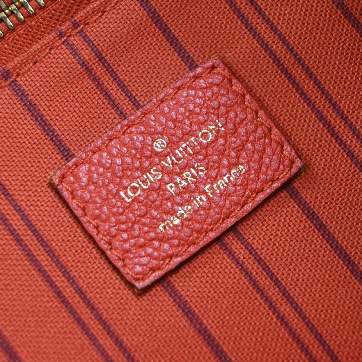 LOUIS VUITTON Citadin PM Shoulder Bag Monogram Empreinte Red M40556 82KP499
