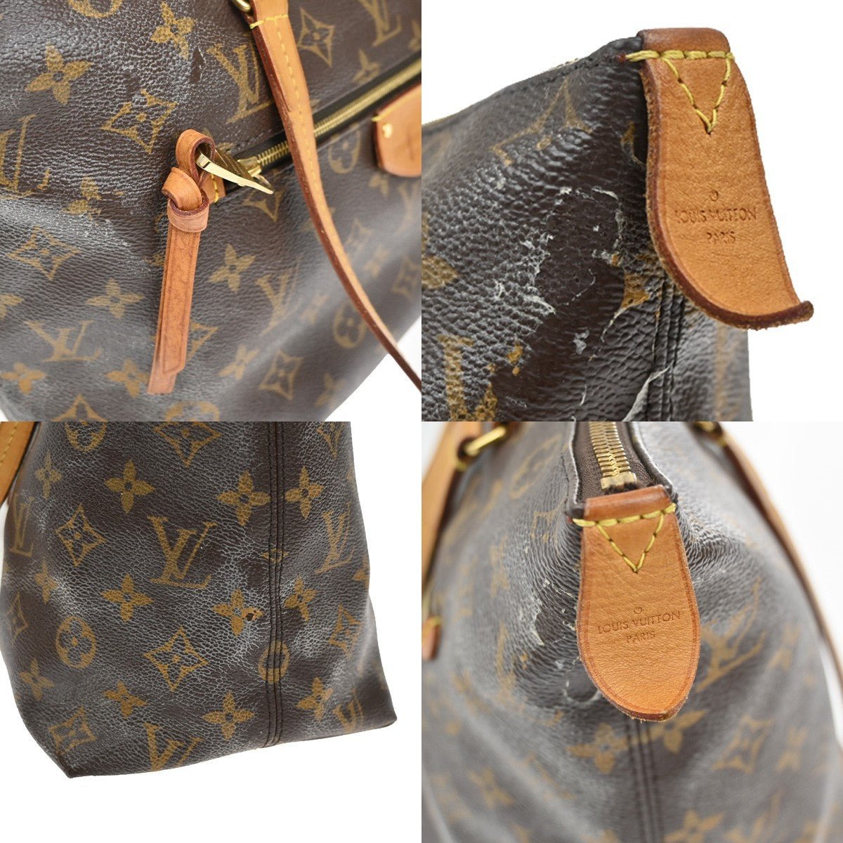 LOUIS VUITTON LV Iena PM Shoulder Bag Monogram Leather Brown M42268 84KB332