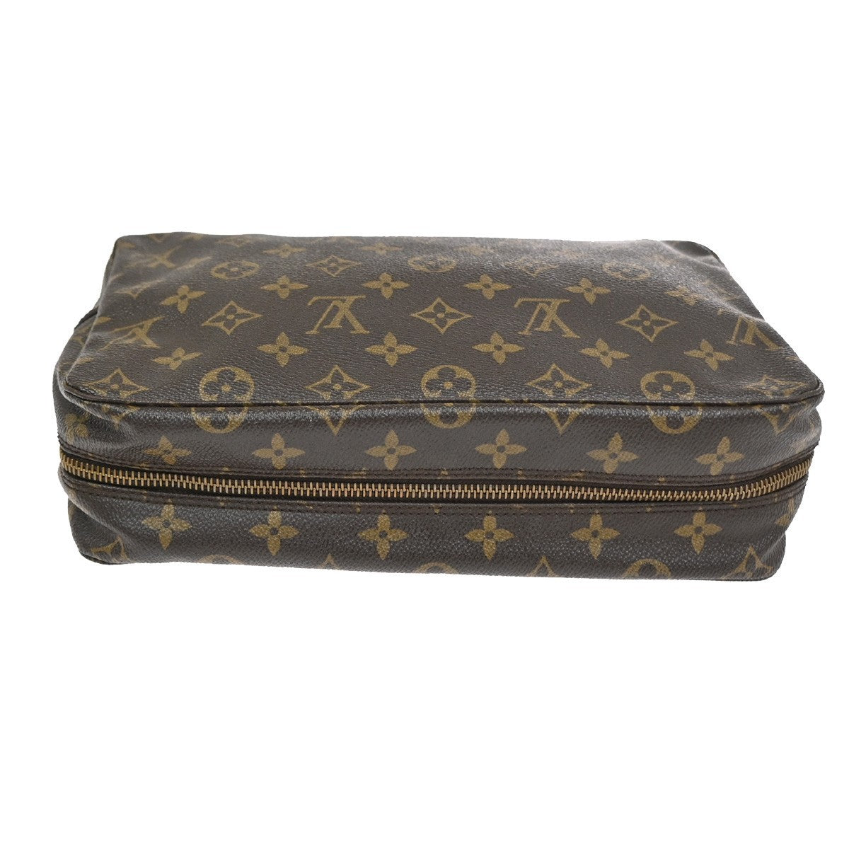 LOUIS VUITTON Trousse Toilette 28 Clutch Hand Bag Monogram Brown M47522 65CA921
