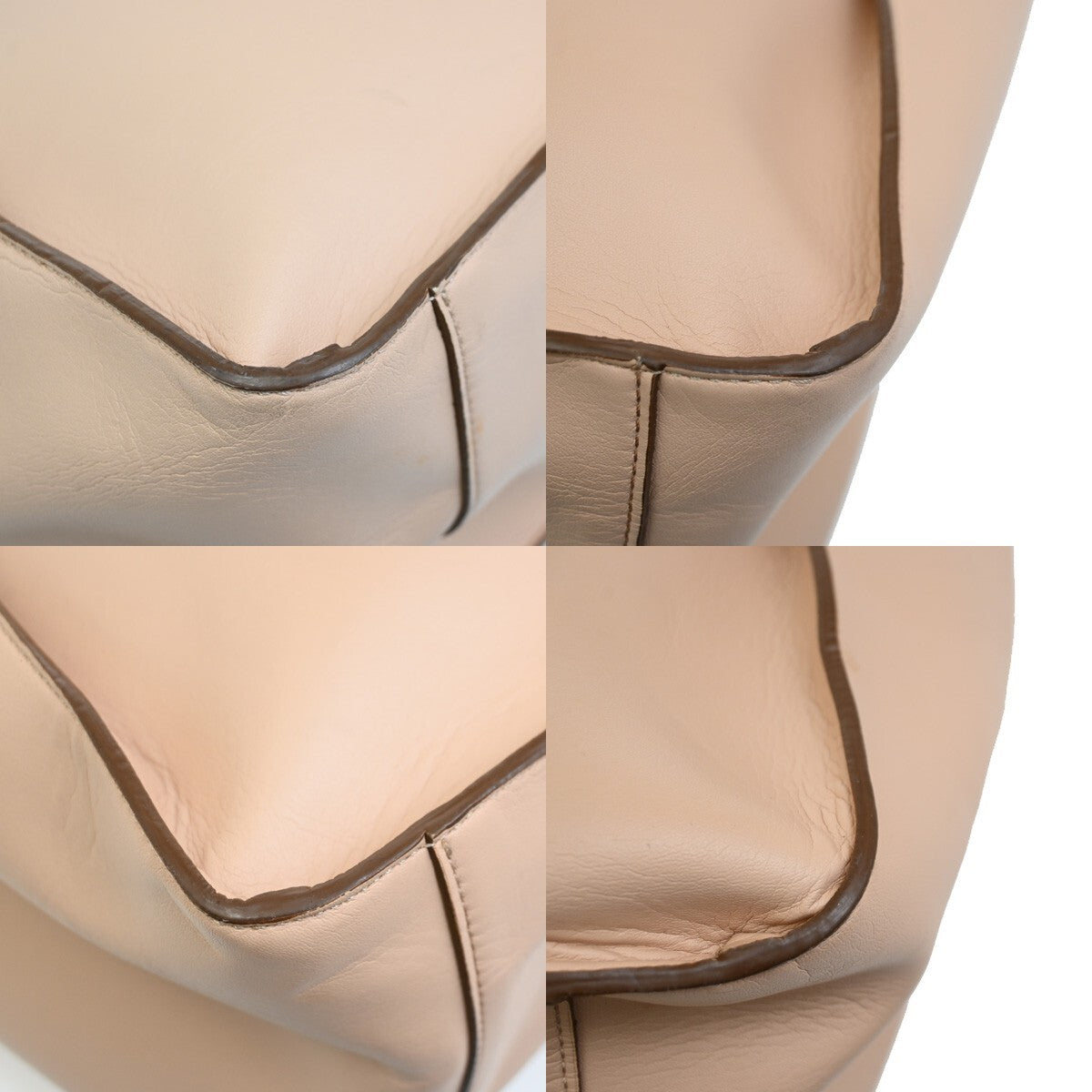 Stella McCartney Logo Shoulder Tote Bag Eco Alter Nappa Pinkbeige Italy 36FB691