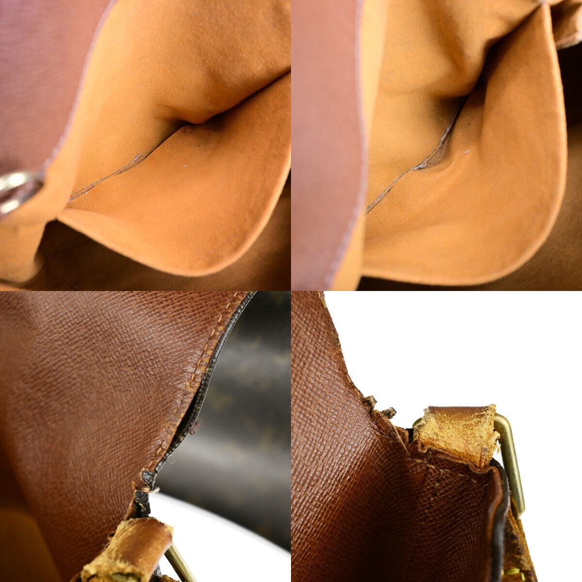 LOUIS VUITTON Musette Shoulder Bag Monogram Leather Brown France M51256 67SJ465