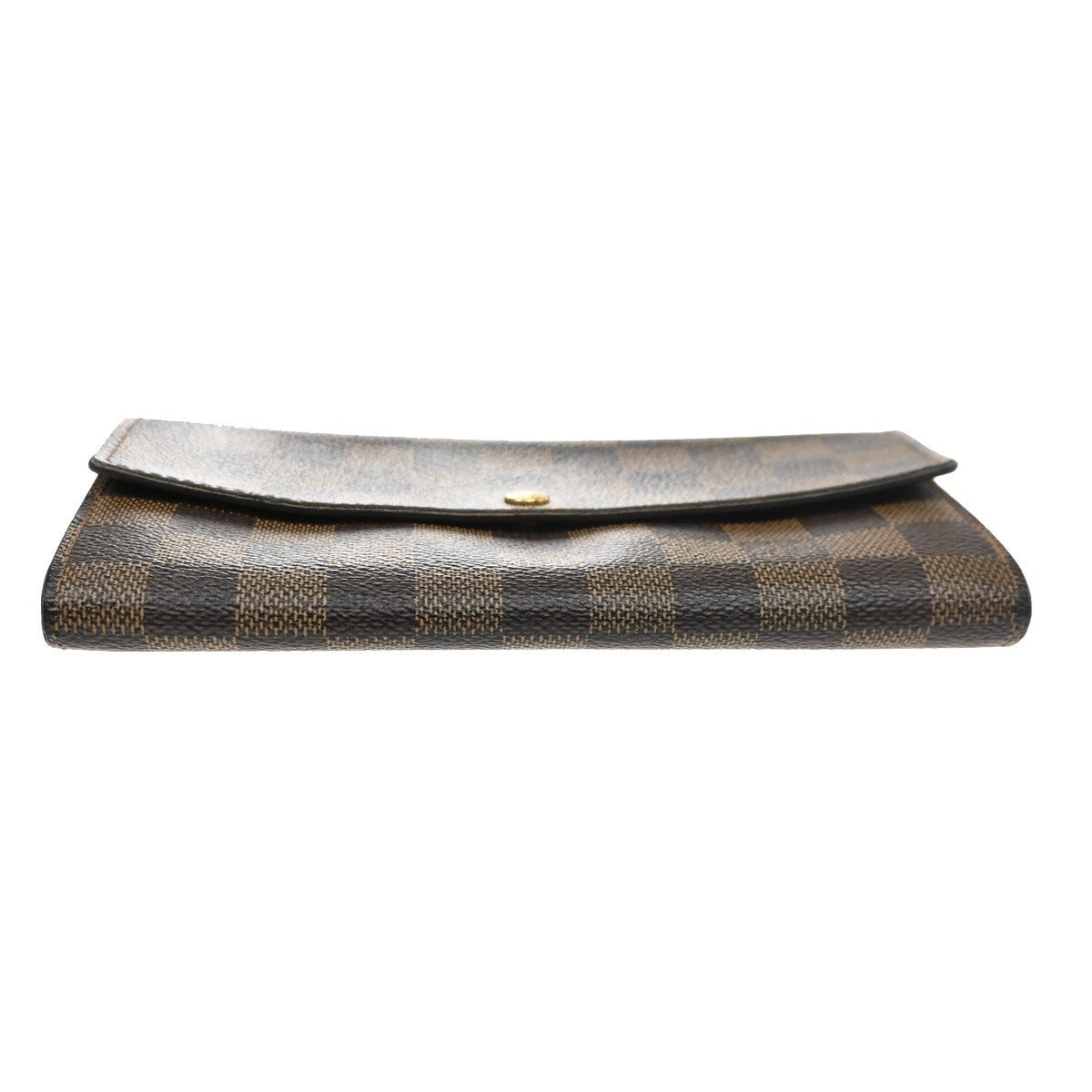 LOUIS VUITTON Porte Monnaie Credit Wallet Damier Ebene Leather BN N61724 09KD104