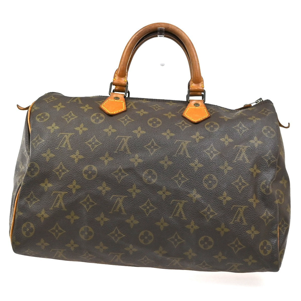 LOUIS VUITTON Speedy 35 Travel Hand Bag Monogram Leather Brown M41524 82SA002
