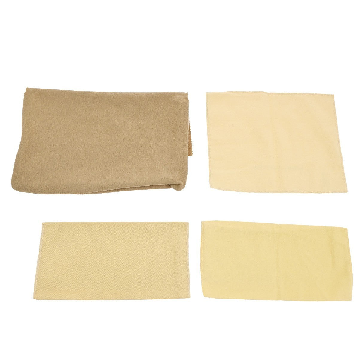 LOUIS VUITTON Logo 11 Set Dust Bag Shoe bag Canvas Cotton Beige Brown BK 09KP554
