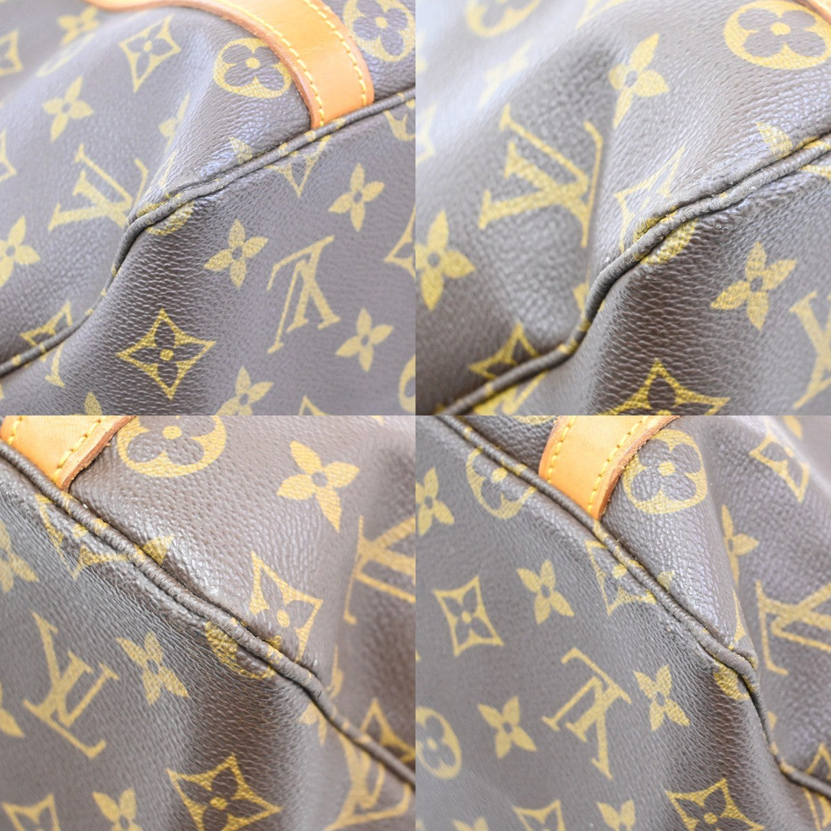 LOUIS VUITTON Sac Shopping GM Shoulder Tote Bag Monogram Leather M51110 32TA016