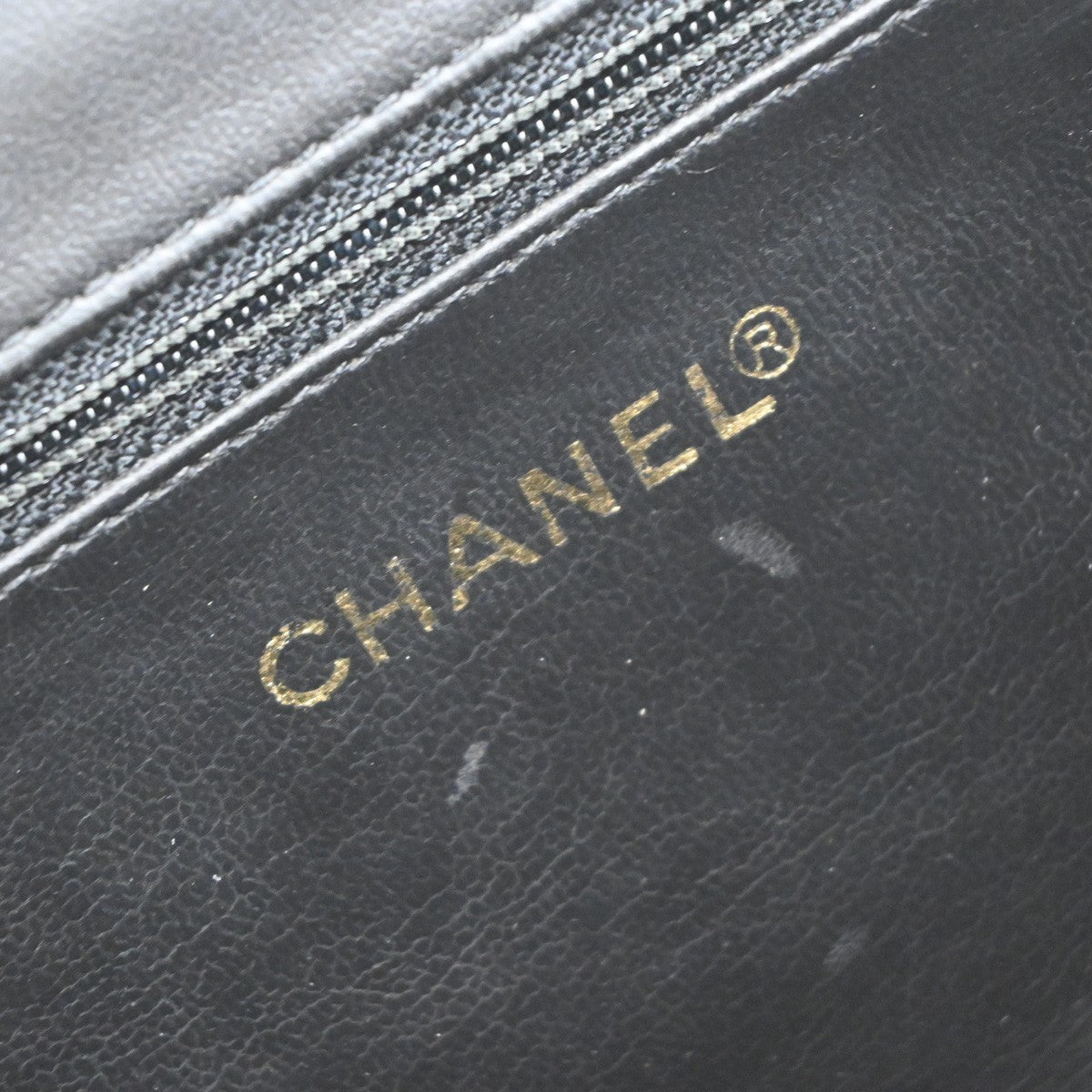 CHANEL 2Way Vanity Shoulder Hand Bag Calfskin Leather Black Vintage 648RP031