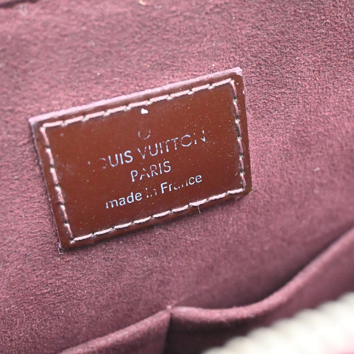 LOUIS VUITTON LV Alma PM Hand Bag Epi Electric Prune Wine Red SHW M40453 75YH856