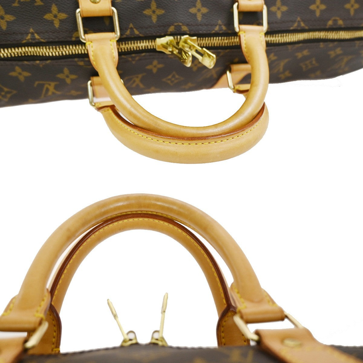 LOUIS VUITTON Keepall Bandouliere 50 Handbag Monograme Leather BN M41416 11ZA354