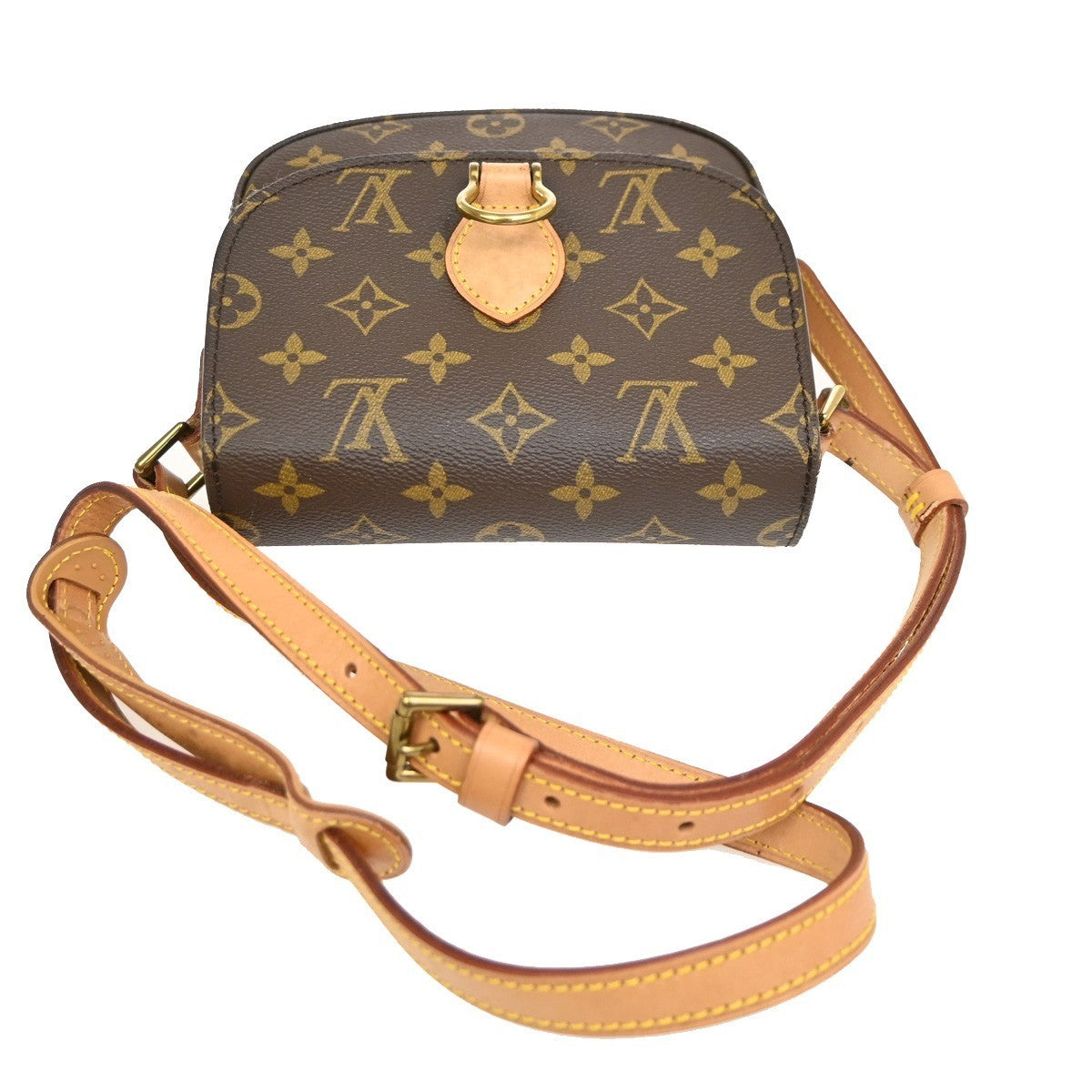 LOUIS VUITTON Mini Saint Cloud Shoulder Bag Monogram Leather BN M51244 72MA036
