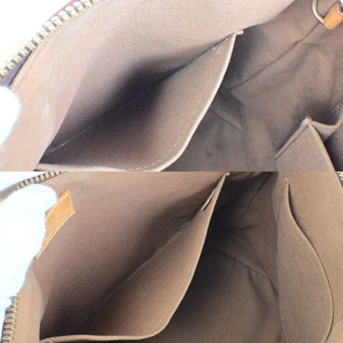 LOUIS VUITTON Palermo PM Shoulder Hand Bag Monogram Leather Brown M40145 21EE061