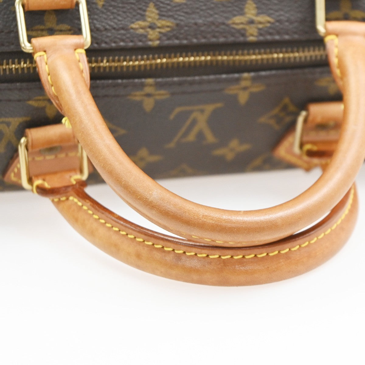 LOUIS VUITTON Speedy 40 Travel Hand Bag Monogram Leather Brown M41522 93PA044