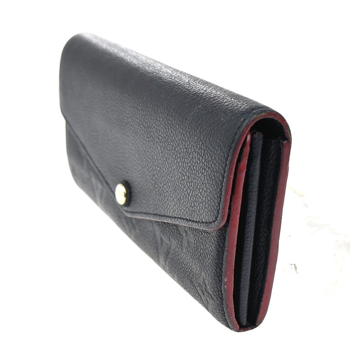 LOUIS VUITTON Portefeuille Sarah Wallet Monogram Empreinte Blue M62125 69MA195