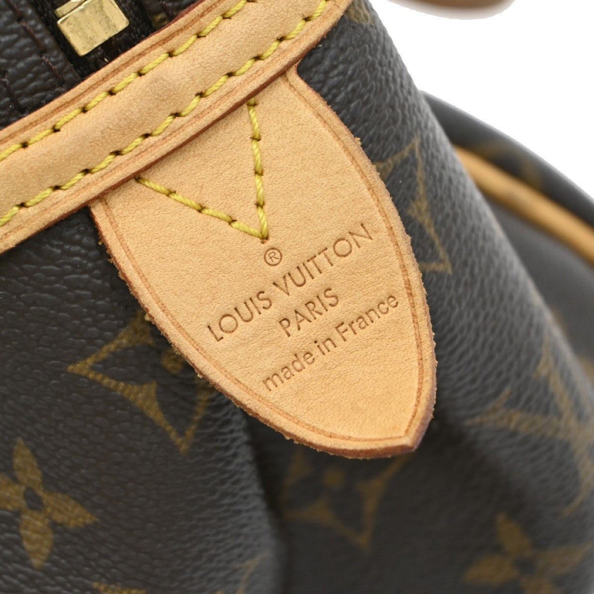 LOUIS VUITTON Montorgueil PM Shoulder Bag Monogram Leather Brown M95565 50KB423