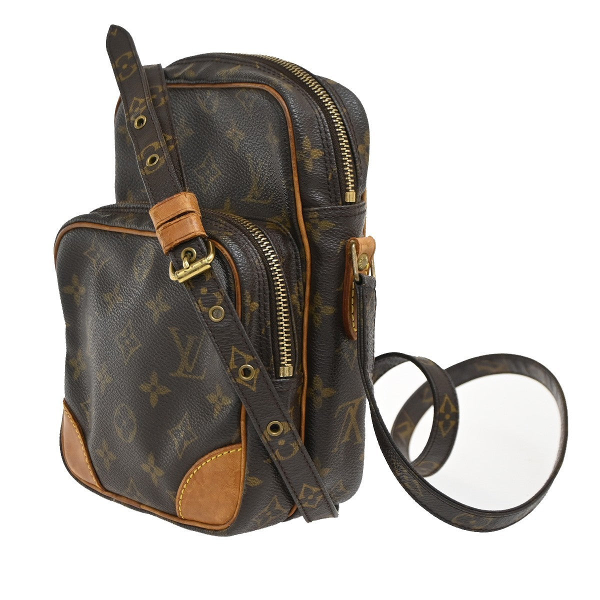 LOUIS VUITTON Amazon Crossbody Shoulder Bag Monogram Leather BN M45236 34DA045