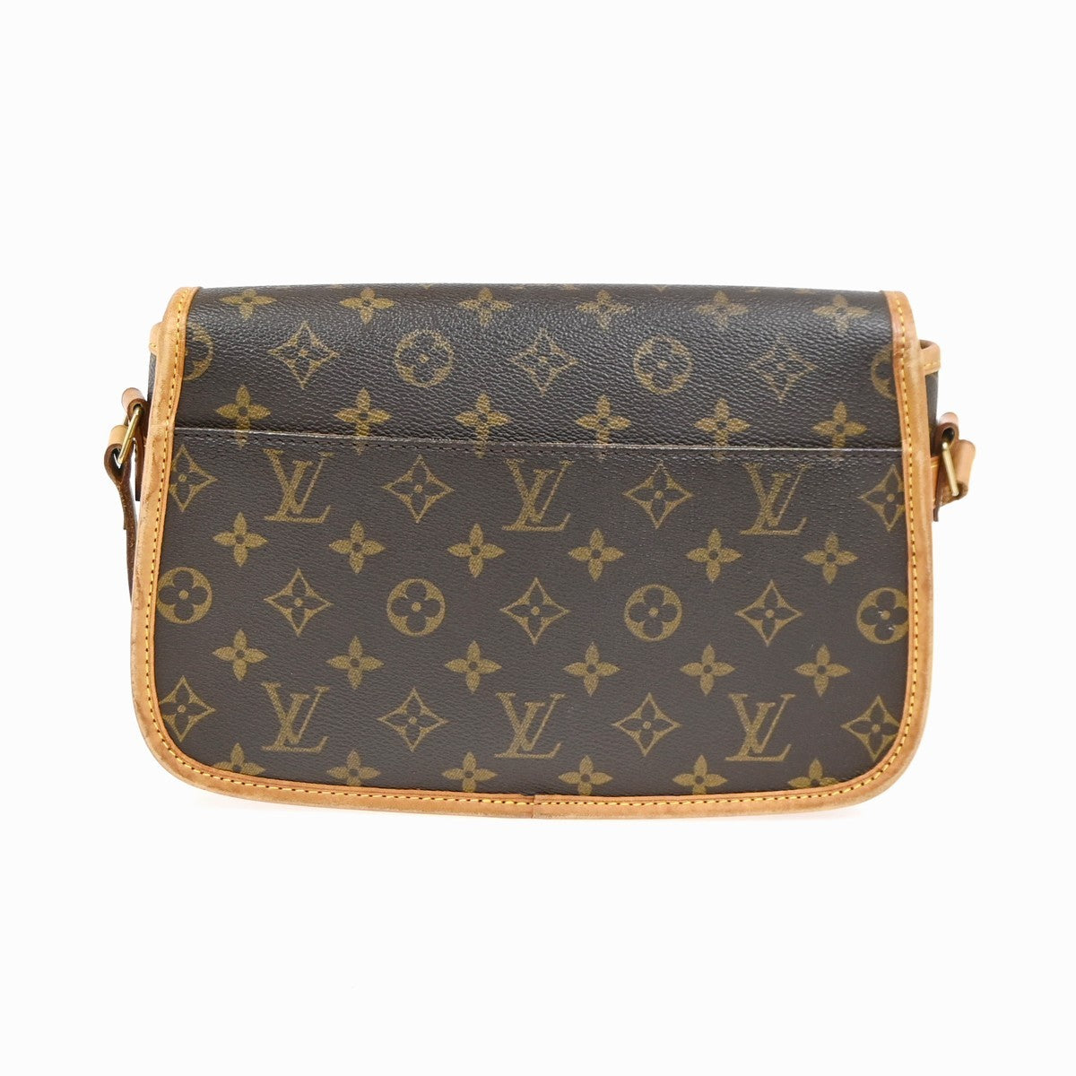 LOUIS VUITTON Sologne Shoulder Bag Monogram Leather Brown France M42250 22YJ164