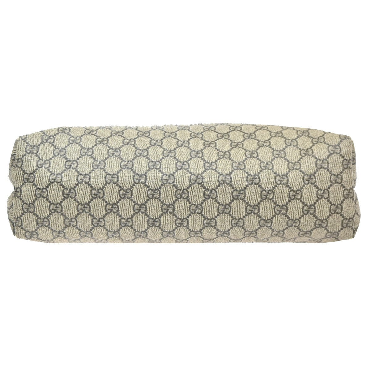 GUCCI Logo Sherry GG Pattern Hand Tote Bag PVC Leather Beige Italy 35KC867