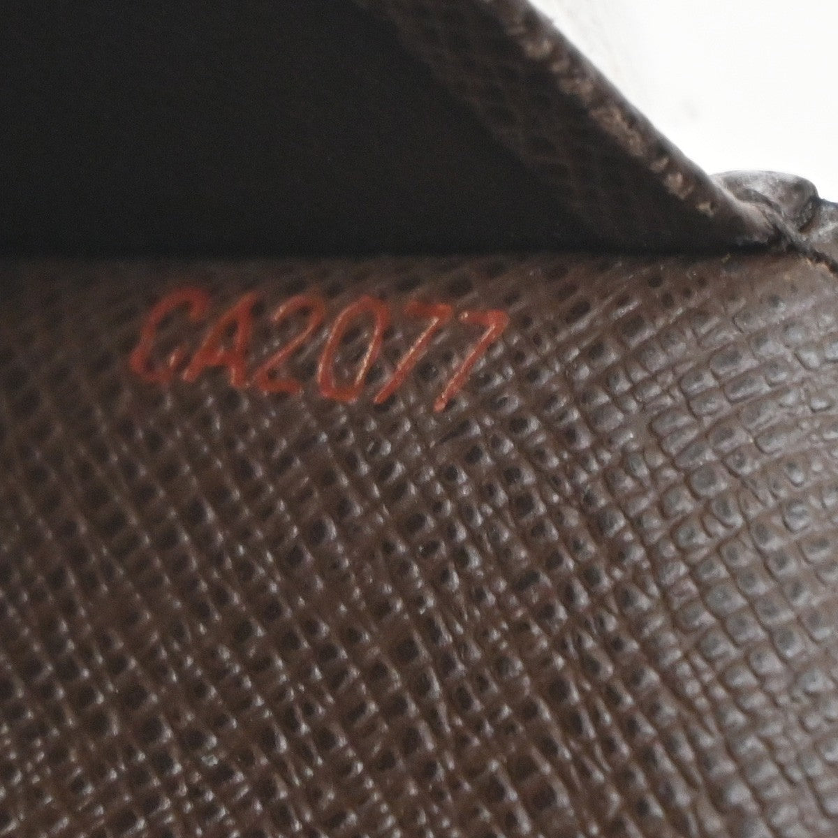 LOUIS VUITTON Carte De Vistie card Case Damier Ebene Leather BN N62920 69KP023