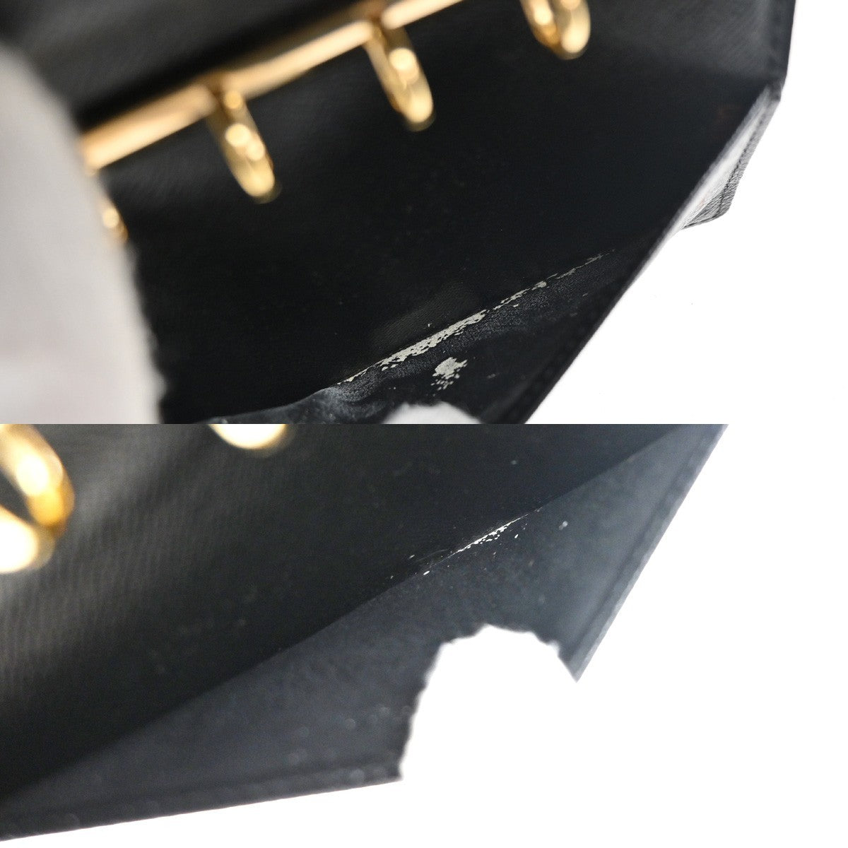 LOUIS VUITTON Logo Agenda PM Day Planner Cover Epi Leather Black R20052 66KP336
