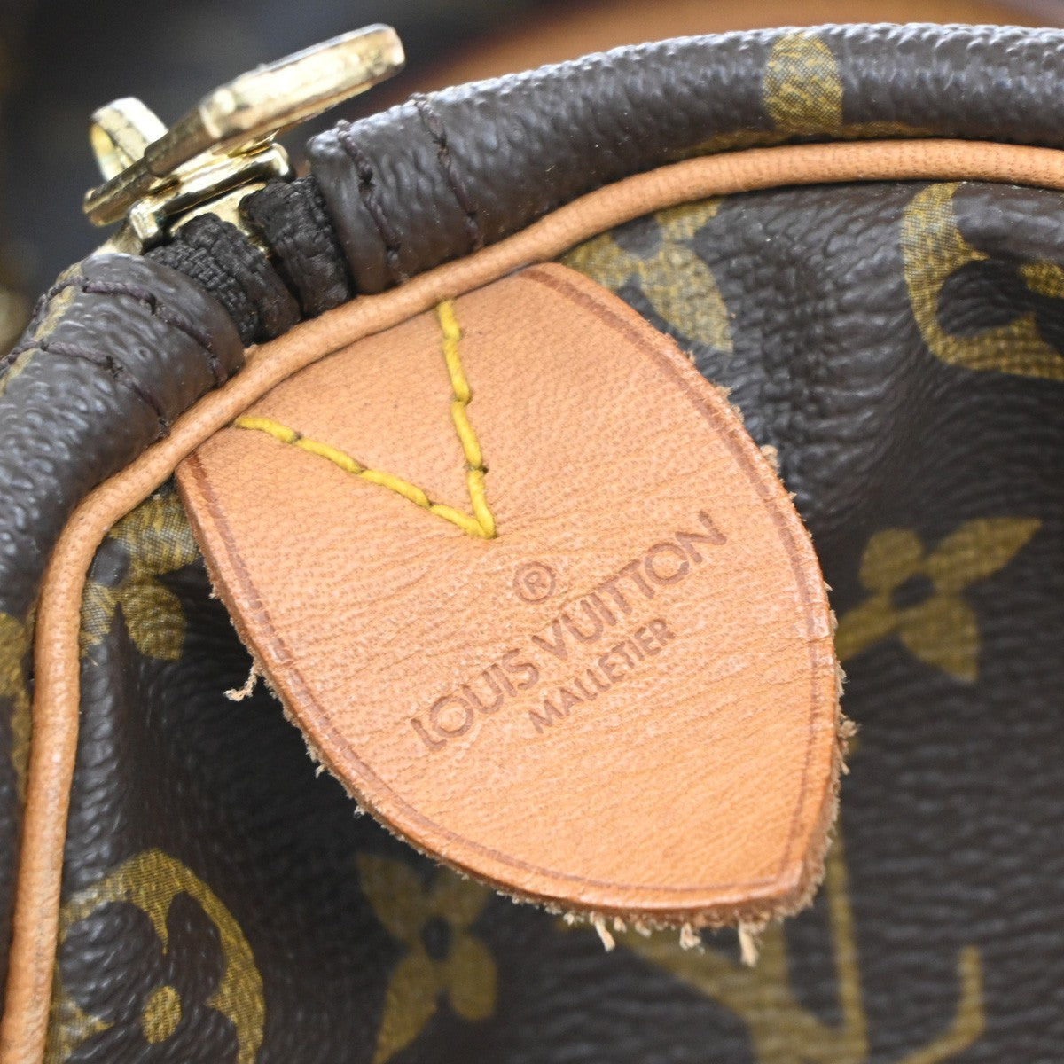 LOUIS VUITTON Keepall 50 Travel Hand Bag Monogram Leather Brown M41426 73EF978