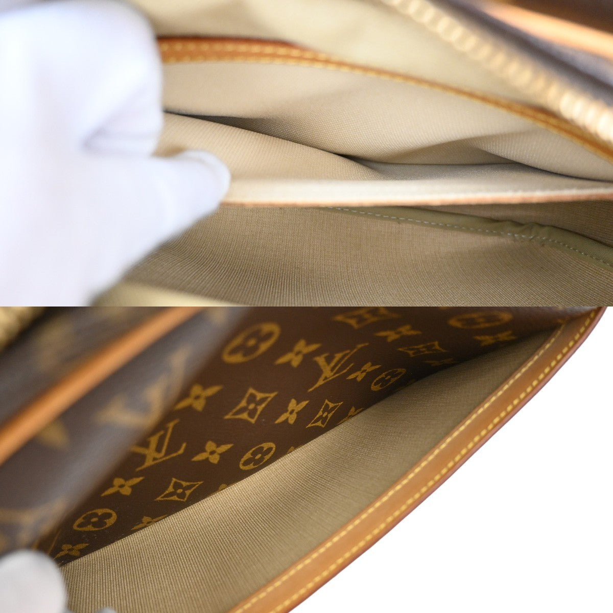 LOUIS VUITTON Reporter PM Crossbody Shoulder Bag Monogram Leather M45254 98KB397
