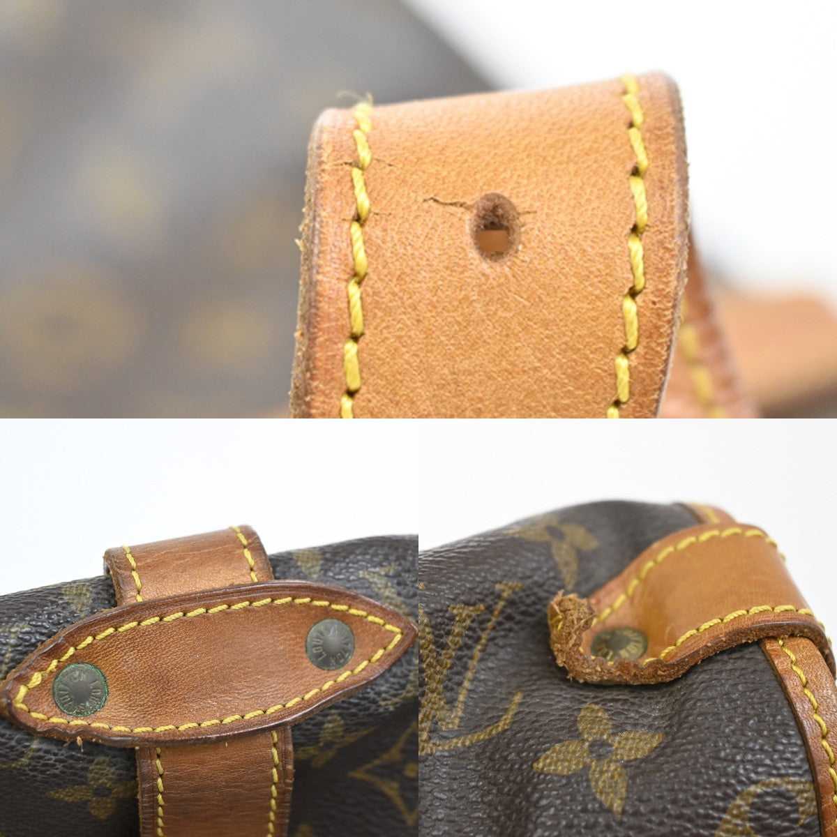 LOUIS VUITTON Saumur 35 Shoulder Bag Monogram Leather BN France M42254 78KC650