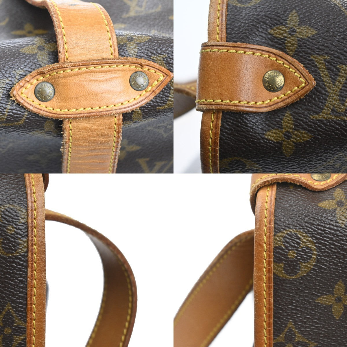 LOUIS VUITTON Saumur 35 Shoulder Bag Monogram Leather BN France M42254 16CA798