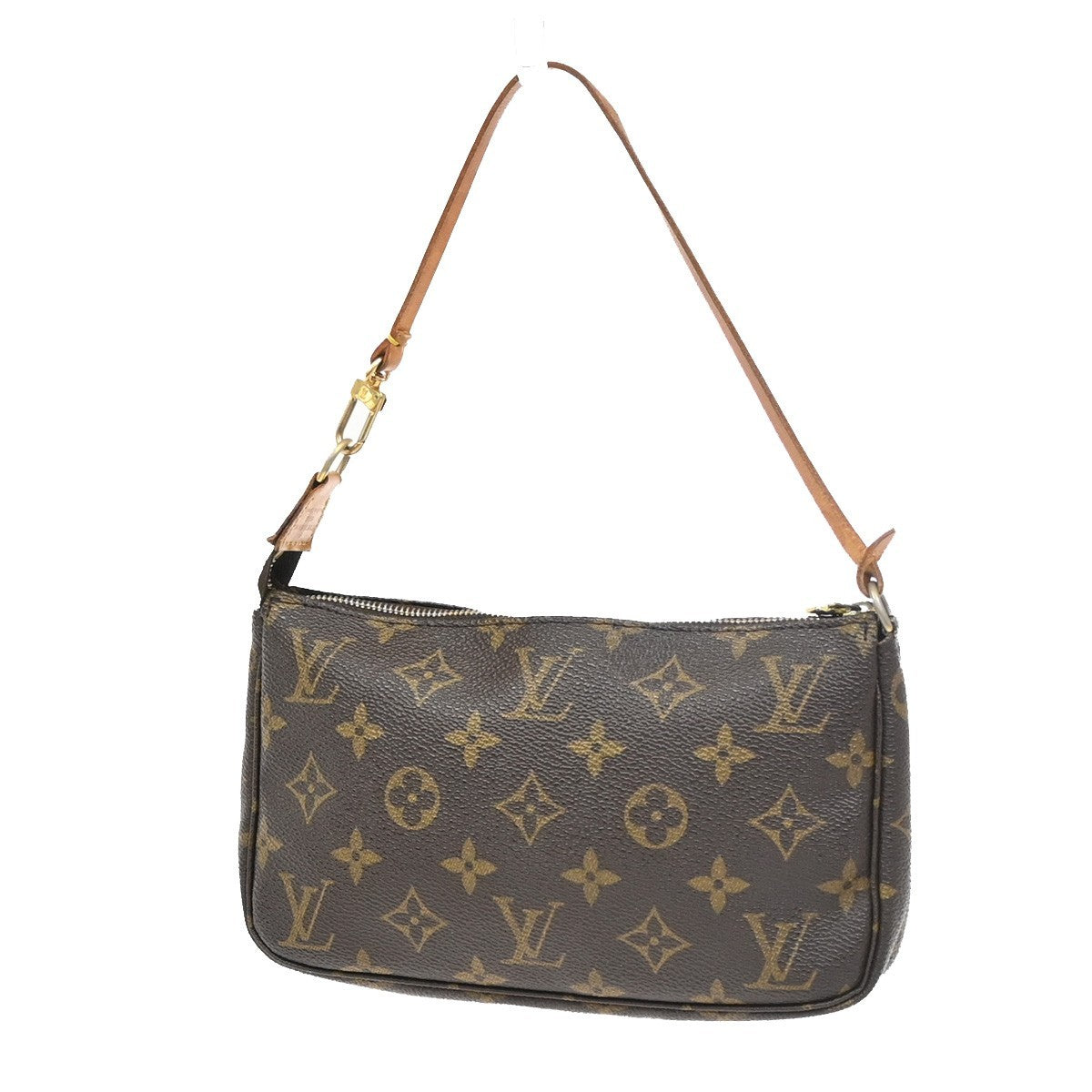 LOUIS VUITTON Pochette Accessoires Hand Bag Monogram Leather BN M51980 18ZA268