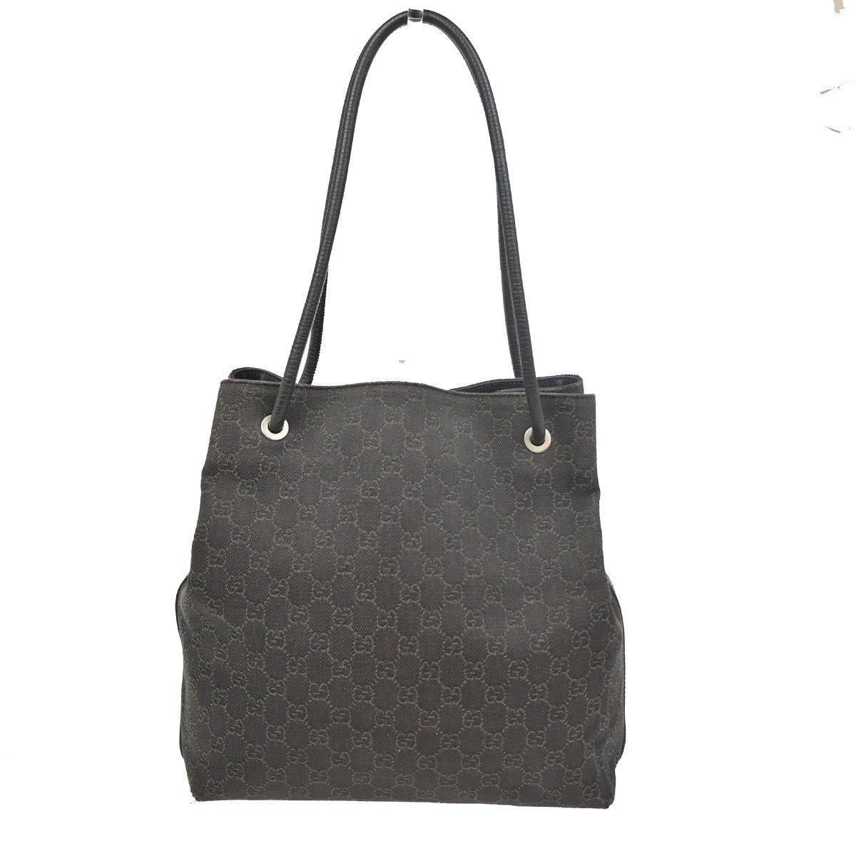 GUCCI GG Gifford Shoulder Tote Bag Canvas Leather Brown SHW Italy 02ZA178