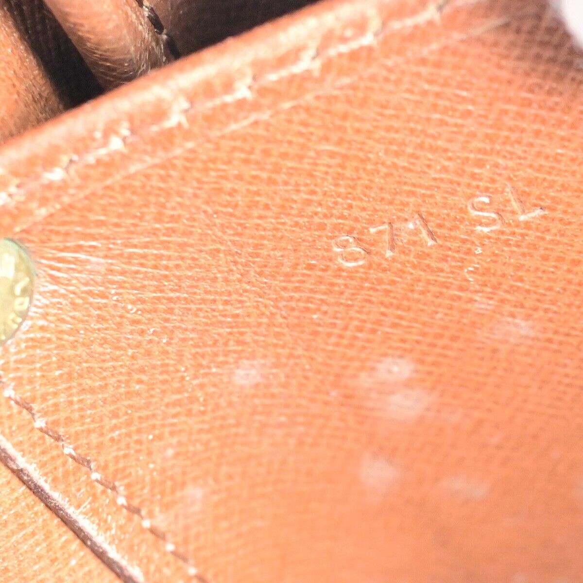 LOUIS VUITTON Cartouchiere GM Shoulder Bag Monogram Leather Brown M51252 33EC916