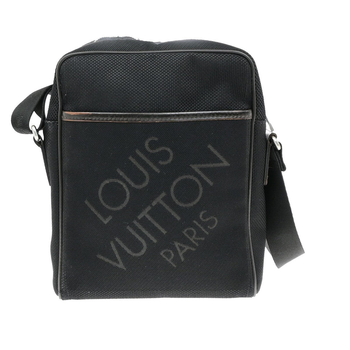 LOUIS VUITTON Sitadin NM Shoulder Bag Damier Geant Leather Black M93223 30YH146