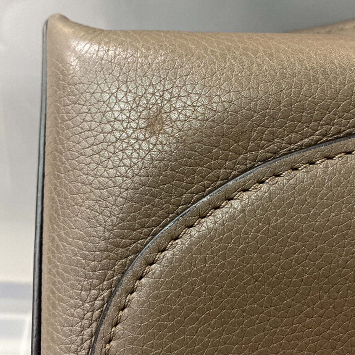 LOEWE Logo Gate Top Handle 2Way Shoulder Hand Bad Leather Brown GHW 95RK662